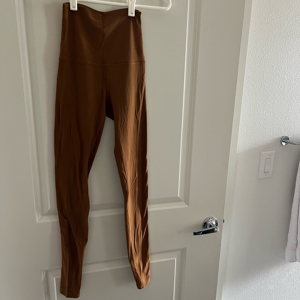 Lululemon brown align leggings size 2